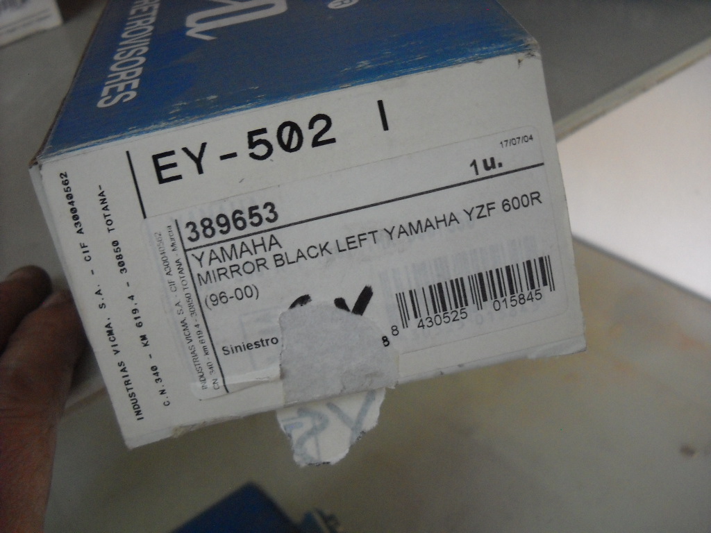 SPECCHIETTO RETROVISORE AFTERMARKET YAMAHA YZF 600 R